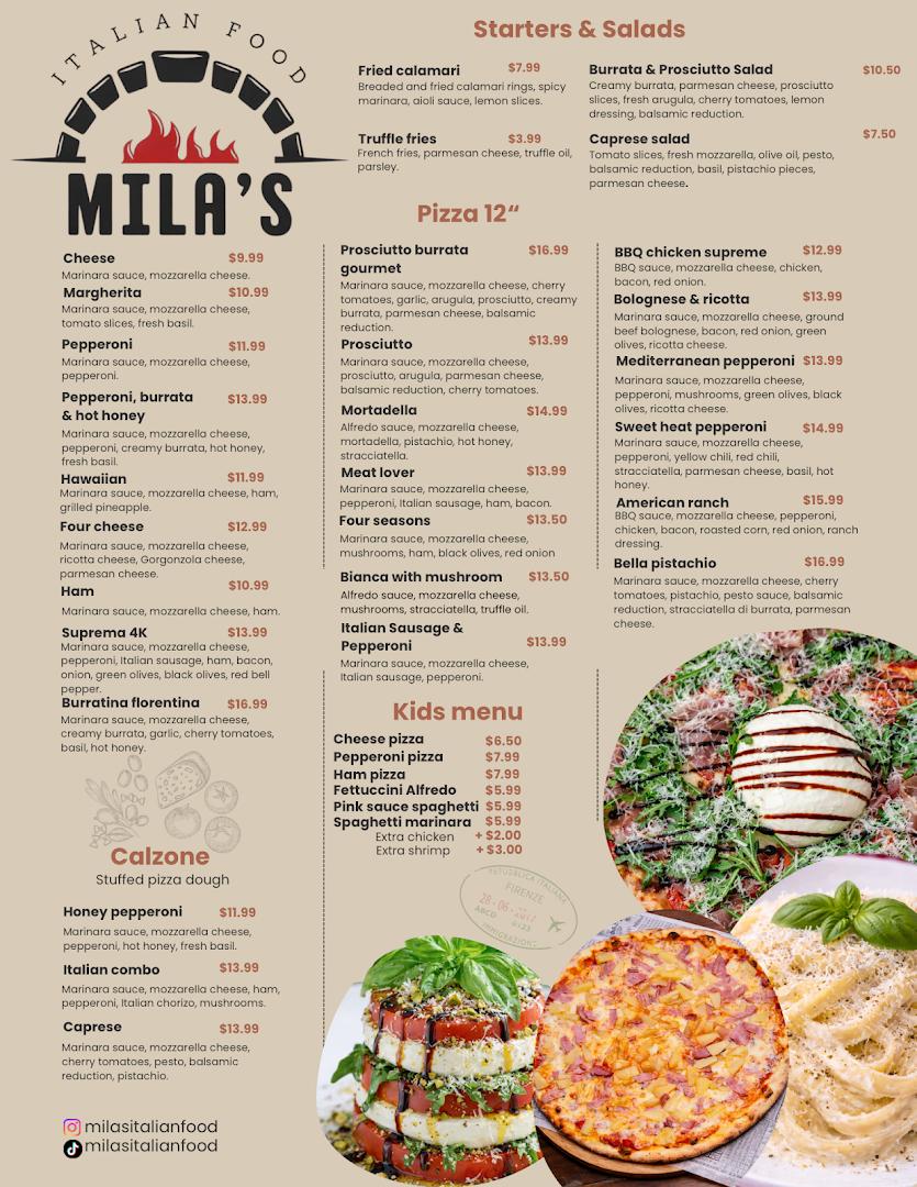 Mila's Italian Food